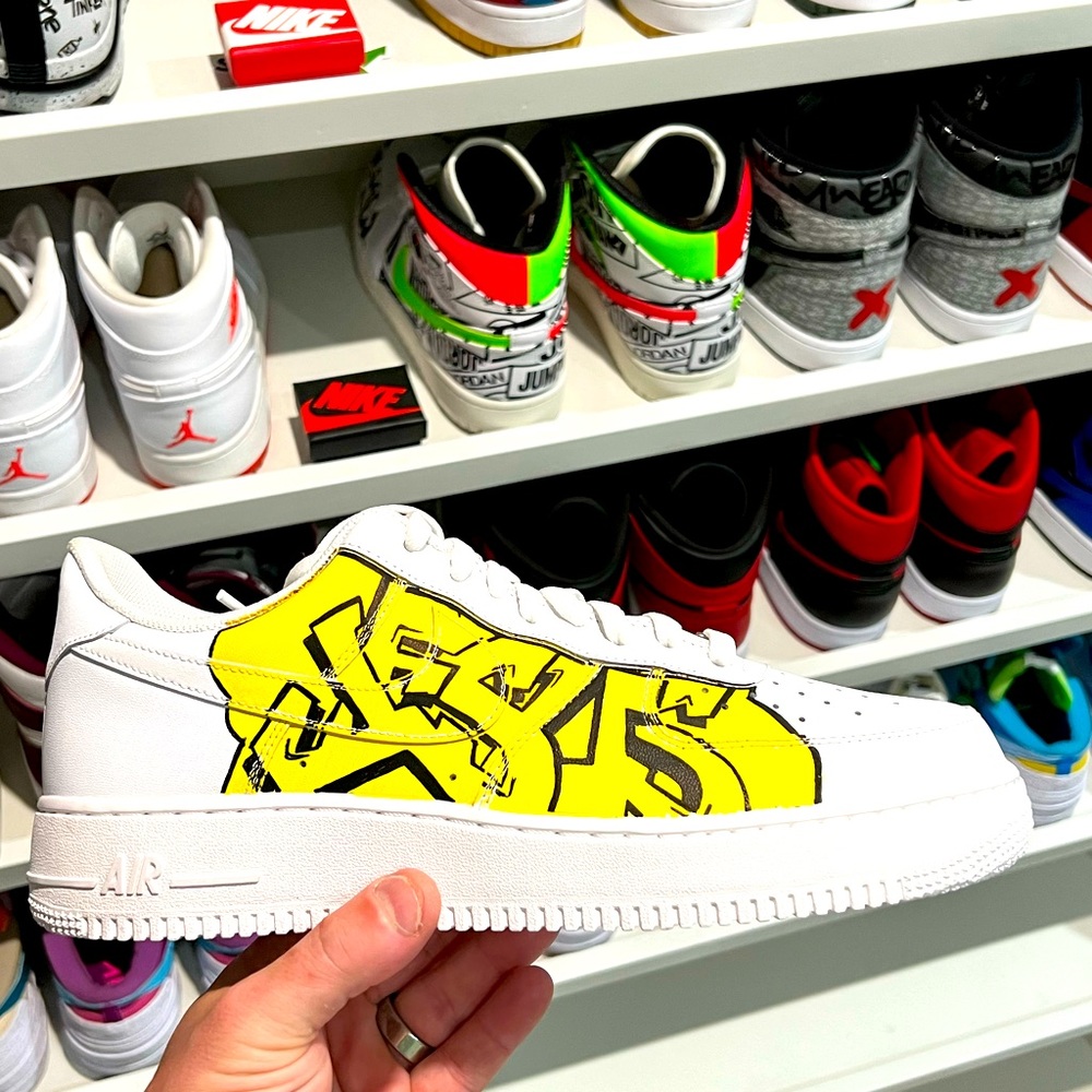 Custom made brand new air force 1s